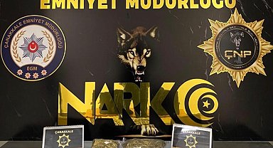 Çanakkale'de 1 kilo 700 gram uyuşturucu madde ele geçirildi