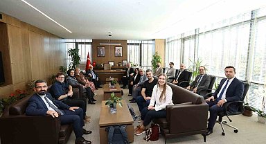 Cenon heyeti kardeşliği resmiyete dökmek için İnegöl'de