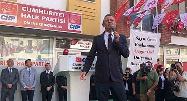 CHP lideri Özel, 13 bin oy aldığı Datça'da bin kişiye seslendi
