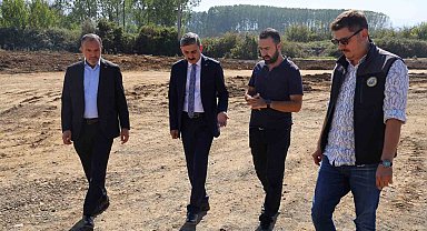 Çilimli OSB'nin alt yapı çalışmaları sürüyor