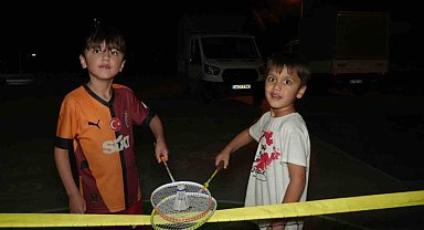 Çocuklar spora doydu