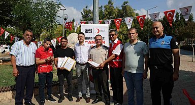 Çok kan veren polis ve askere madalya