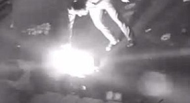 Çorlu'da kundaklama anı kamerada: Şüpheli tutuklandı