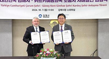Çorum Belediyesi, Gimhae ile işbirliğini geliştiriyor