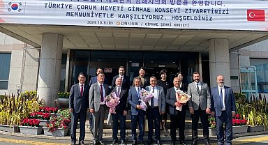 Çorum heyeti, Güney Kore'de Türk şehitliğini ziyaret etti