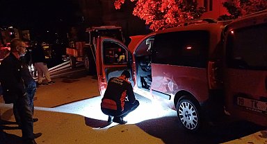 Çorum'da park halindeki araç kundaklandı