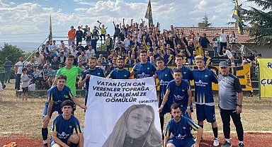 Çukuhisarspor, şehit polis memuru Şeyda Yılmaz'ı andı