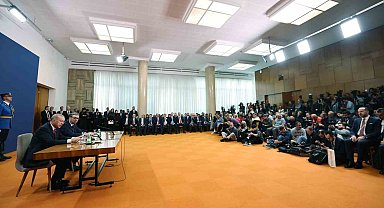 Cumhurbaşkanı Erdoğan: "Kimse Türkiye ve Sırbistan'ın savunma sanayine yönelik 'neler olması gerekir', bizim dışımızda belirlemeye kalkmasın"