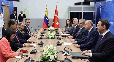 Cumhurbaşkanı Erdoğan, Venezuela Devlet Başkanı Maduro ile görüştü