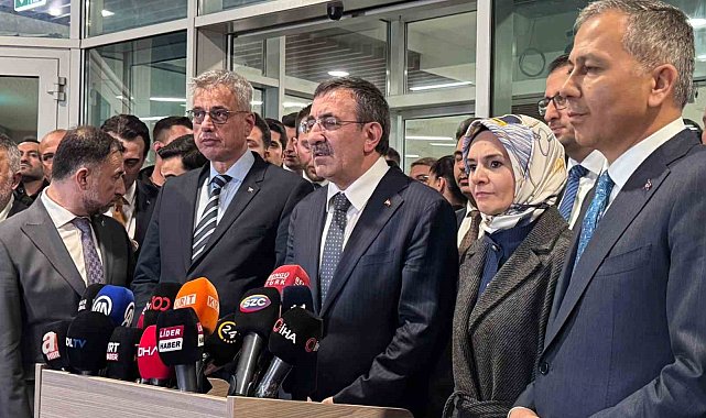 Cumhurbaşkanı Yardımcısı Yılmaz: "Teröristler ve bunları araç olarak kullananlar hiçbir zaman amaçlarına ulaşamayacaklar"
