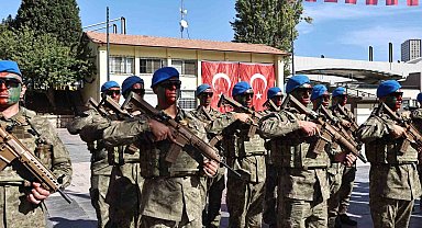 Cumhuriyet Bayramı kutlamalarında komandoların gösterisi nefes kesti