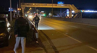 D-130'da feci kaza: Aracın çarptığı yaya ağır yaralandı