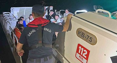 Datça'da 46 düzensiz göçmen yakalandı