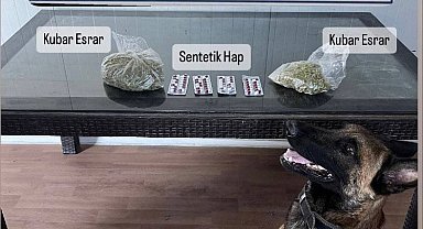 Delta, valizdeki uyuşturucuyu buldu