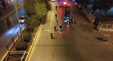 Denetimden kaçmaya çalışan motosiklet sürücüsü yakalandı