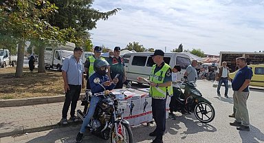 Denizli jandarması 'Kaskımla Kaskoluyum' projesi başlattı