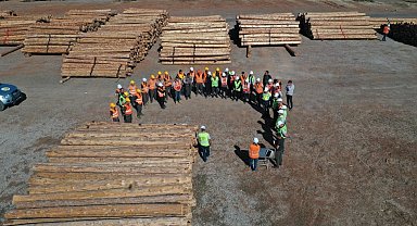 Denizli Orman Bölge Müdürlüğünden Uşak'ta üretim standardizasyonu ve güvenlik tatbikatı