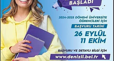 Denizli'de üniversitelilere öğrenim yardımı müracaatı yarın sona eriyor