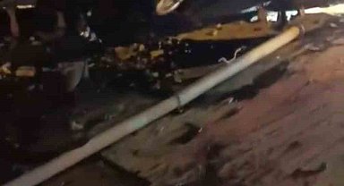 Direksiyon hakimiyetini kaybeden sürücü otomobiliyle takla attı