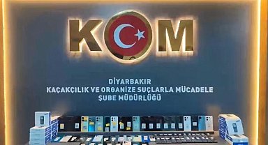 Diyarbakır'da 3 milyon 804 bin makaron ve çok sayıda kaçak ürün ele geçirildi