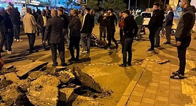 Diyarbakır'da motosiklet çukura düştü: 2 yaralı