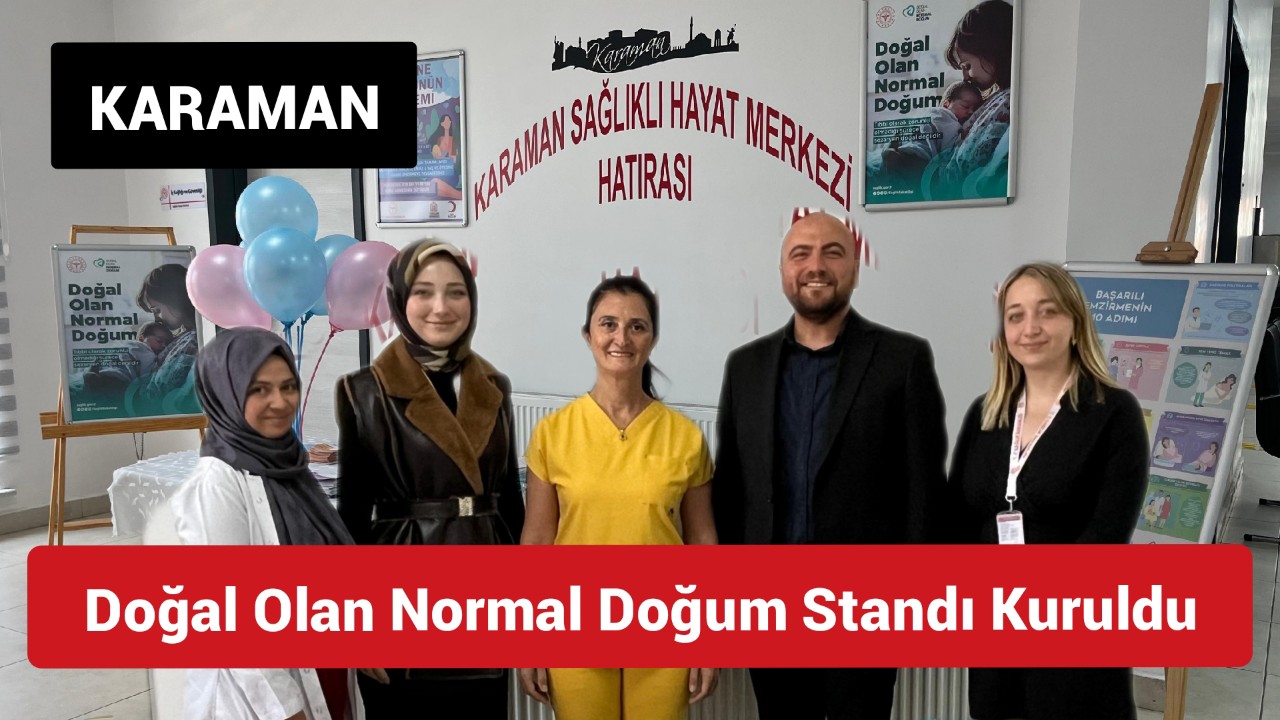 Doğal Olan Normal Doğum Standı Kuruldu