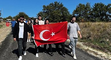 Doğanın güzelliklerini keşfetmeye çıktılar