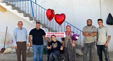 Doğuştan engelli Başak, hayali olan akülü aracına kavuştu