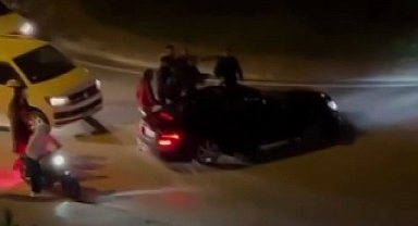 Drift atan magandalara mahalle sakinleri dur dedi