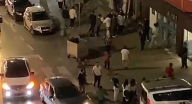 Düğün konvoyunda korna kavgası