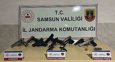 Düğünde silahla havaya ateş açan 6 kişi jandarma tarafından yakalandı
