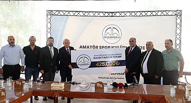 Dulkadiroğlu Belediyesi'nden amatör spora 425 bin lira destek