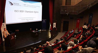 Düzce Üniversitesi'nden kalite yönetim sistemi standardı eğitimi