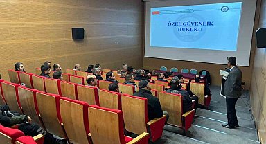 EBYÜ özel güvenlik görevlilerine eğitim