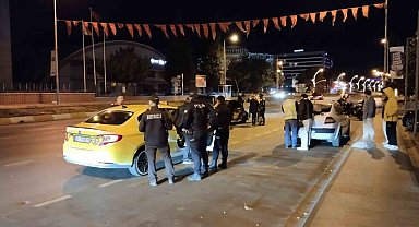 Edirne polisinden gece denetimi
