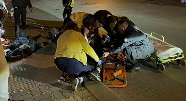 Edirne'de otomobil ile motosiklet çarpıştı: 2 yaralı