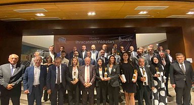 Egeli maden ihracatçılarında ödül coşkusu