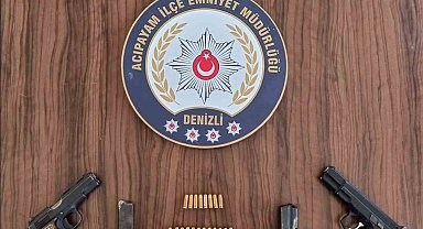 Eğlence mekanında yapılan uygulamada silah ele geçirildi