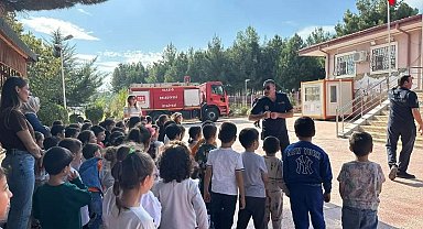 Elazığ itfaiyesinden öğrencilere eğitim