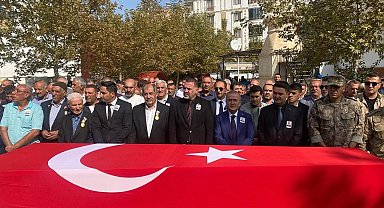Elazığ'da 70 yaşındaki Kıbrıs gazisi son yolculuğuna uğurlandı