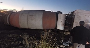 Elazığ'da beton mikseri ile traktör çarpıştı: 1 yaralı