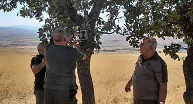 Elazığ'da fotokapanların bakımı yapıldı