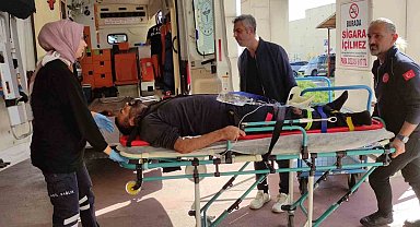 Elektrik direği montajında düşen işçi ağır yaralandı