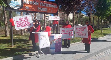 Emzirme Haftası dolayısıyla stant açılarak anne sütünün önemi anlatıldı