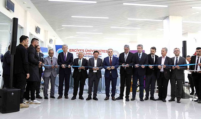 ERÜ Gevher Nesibe Hastanesi'nin yenilenen polikliniklerinin açılışı gerçekleştirildi