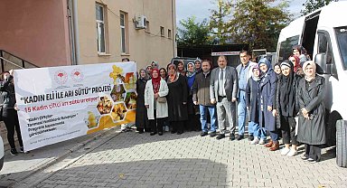 Erzincan 15 arı sütü üreticisini Ordu'ya gönderdi