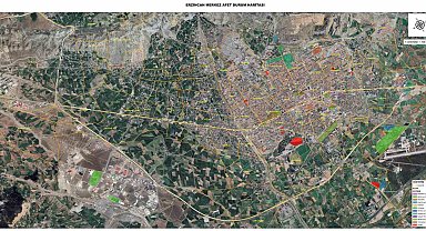 Erzincan'da afet ve acil durum için toplanma alanları belirlendi