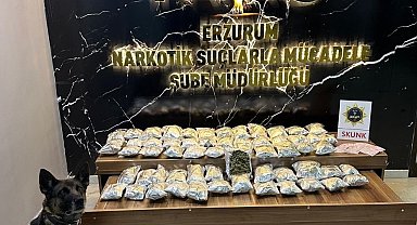 Erzurum polisinden narkotik operasyonu