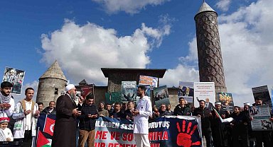 Erzurum'da Yahya Sinvar için gıyabi cenaze namazı kılındı