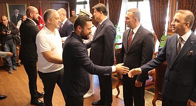 Fethiye Kaymakamı Ertaş tebrikleri kabul etti